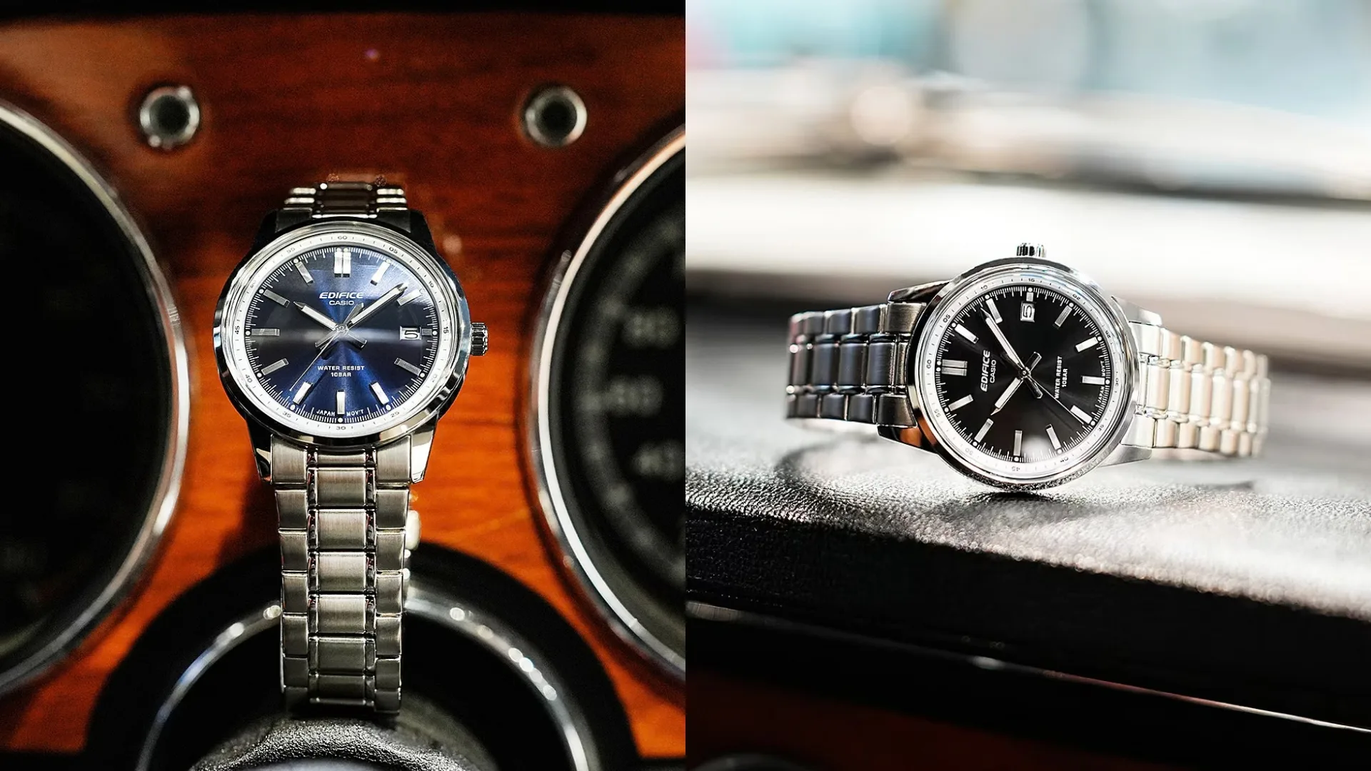 Casio Edifice EFR-109: Edifice Gets a 38mm Three-Hander With a Domed Crystal