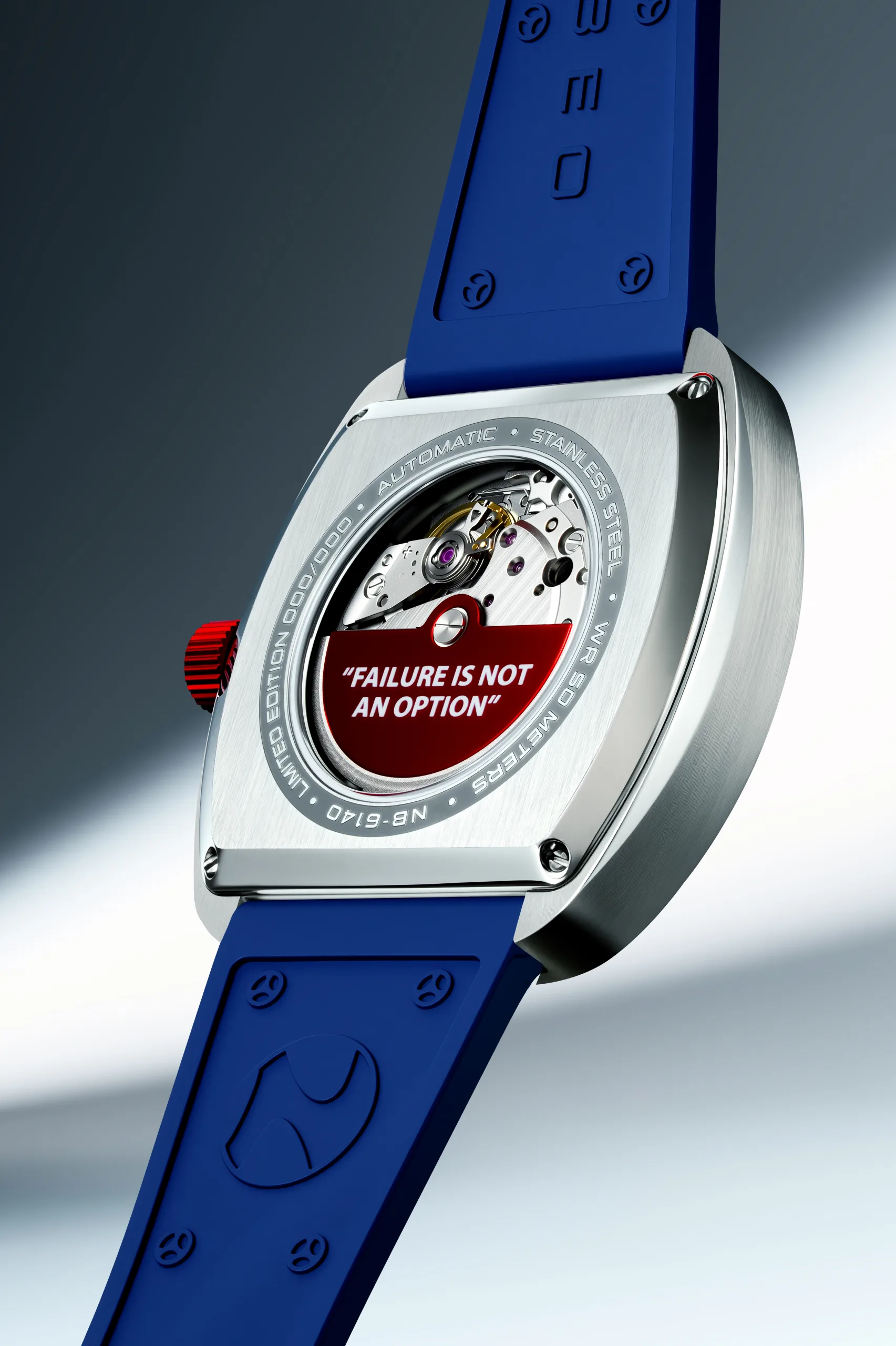 It has a rotor engraved with a line that only appears under UV light