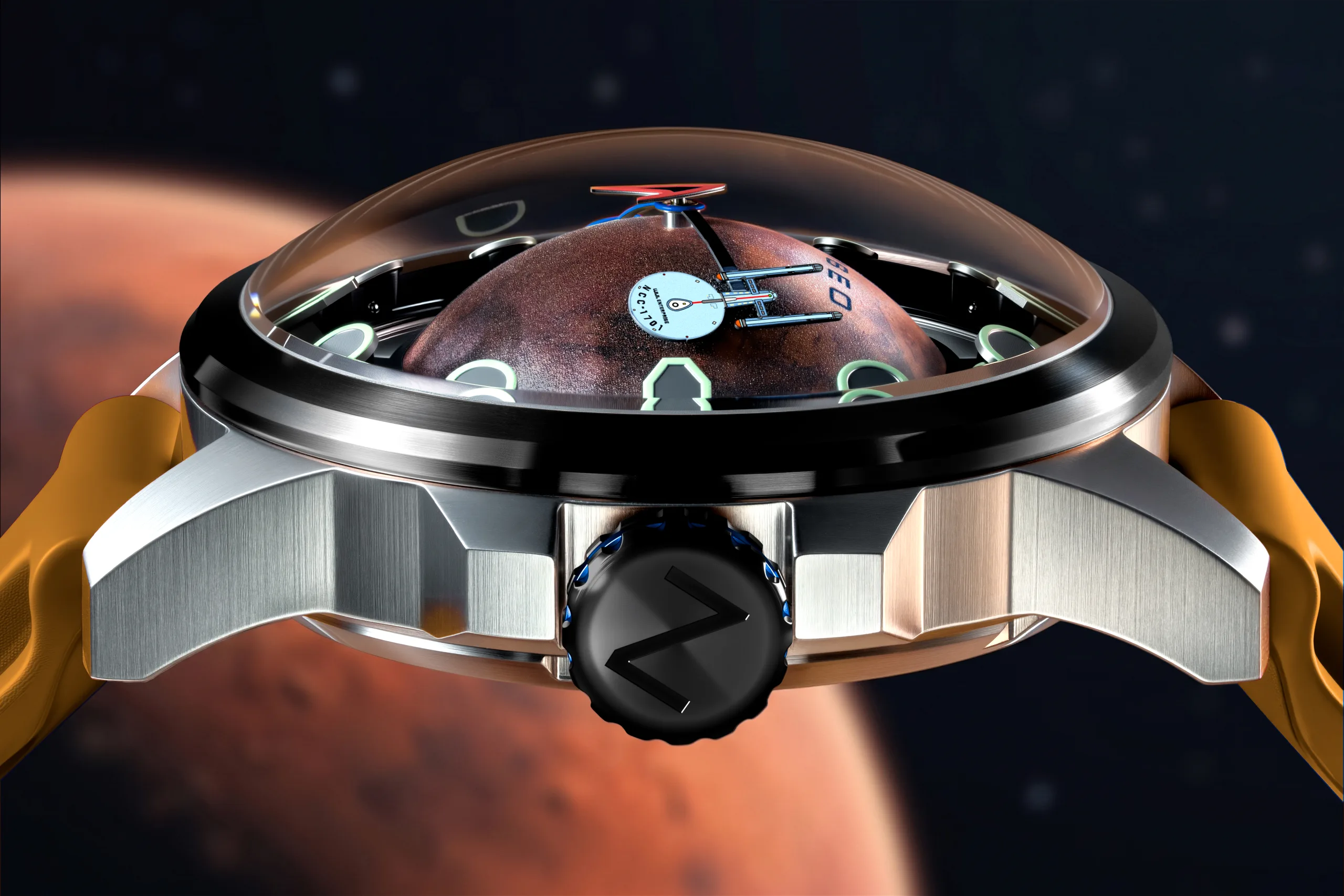 Nubeo Tranquility Automatic Star Trek 60th Anniversary: A Planet on a 48mm Dial