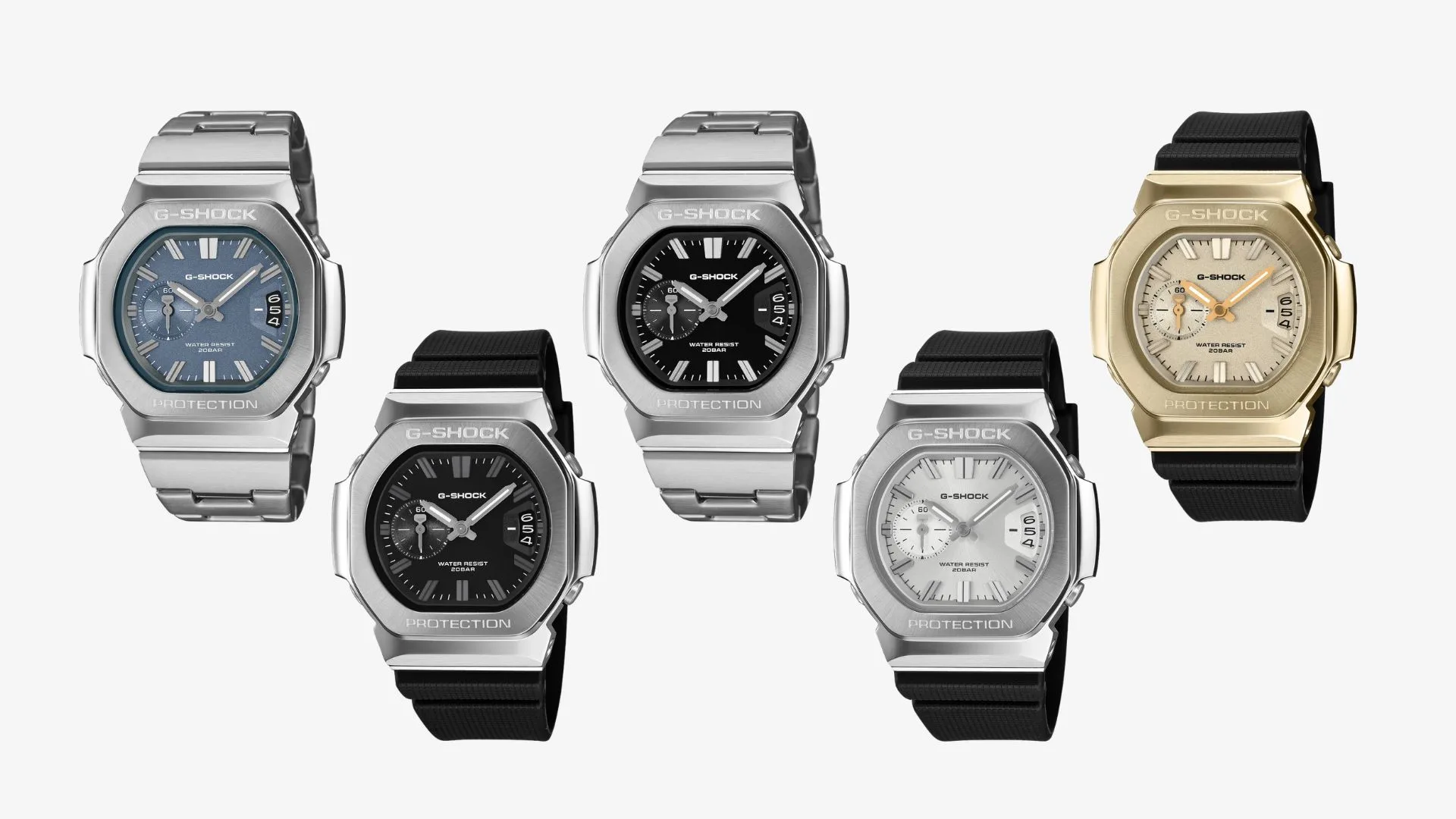 The GMC-2500 has a stainless steel case and bracelet, bringing total weight to 138 grams