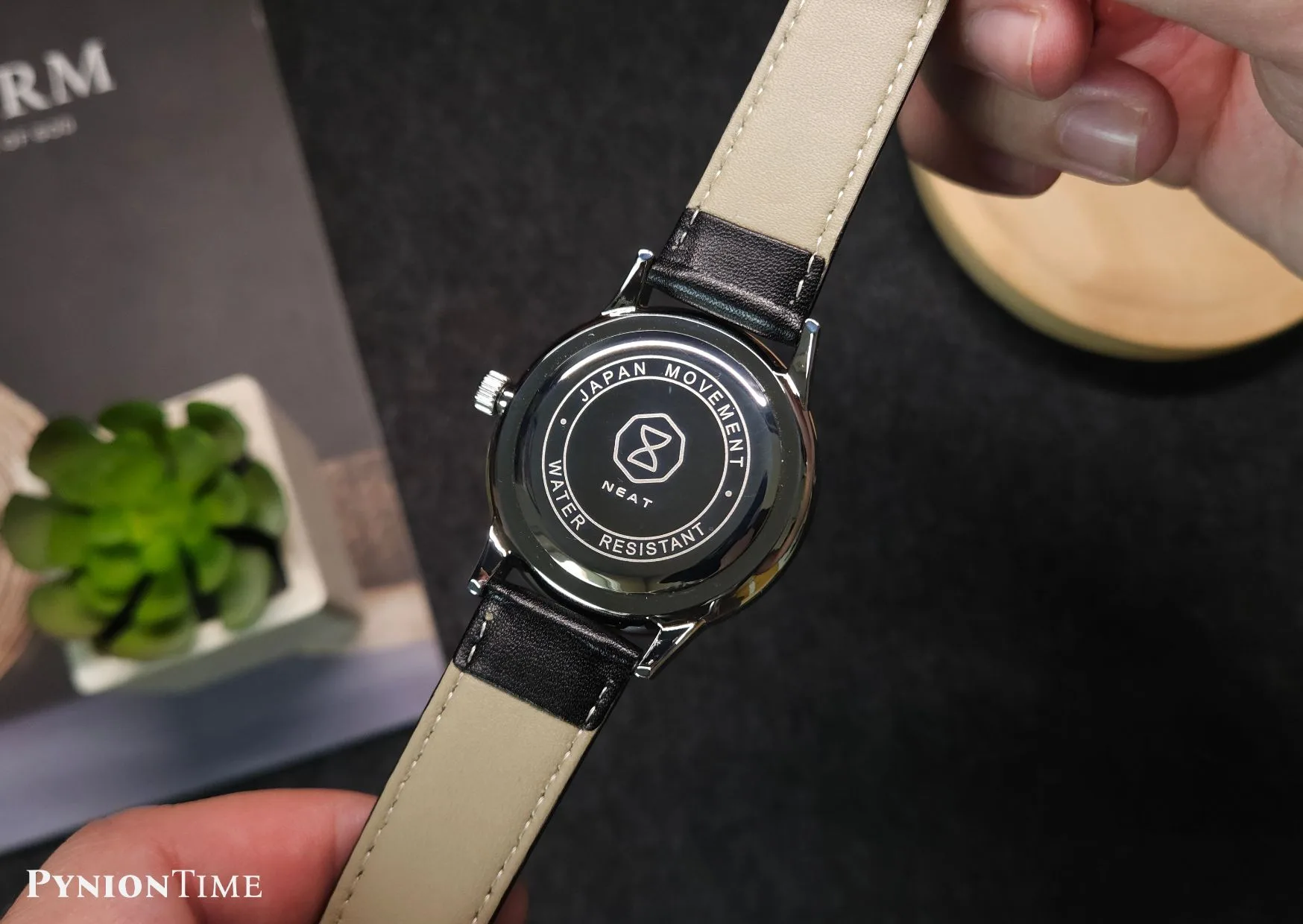 It has got a stainless steel caseback