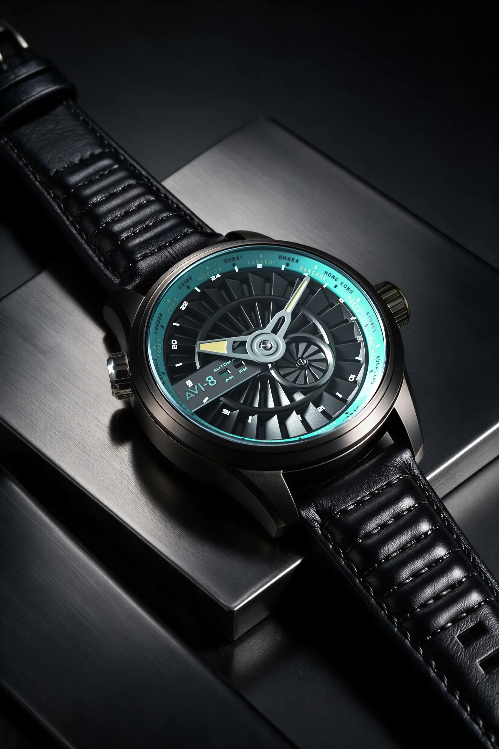 AVI-8 Hawker Harrier Pegasus Automatic 60th Anniversary: The Jump Jet Gets a Turbine Dial